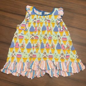 Matilda Jane size 8 girls ice cream top